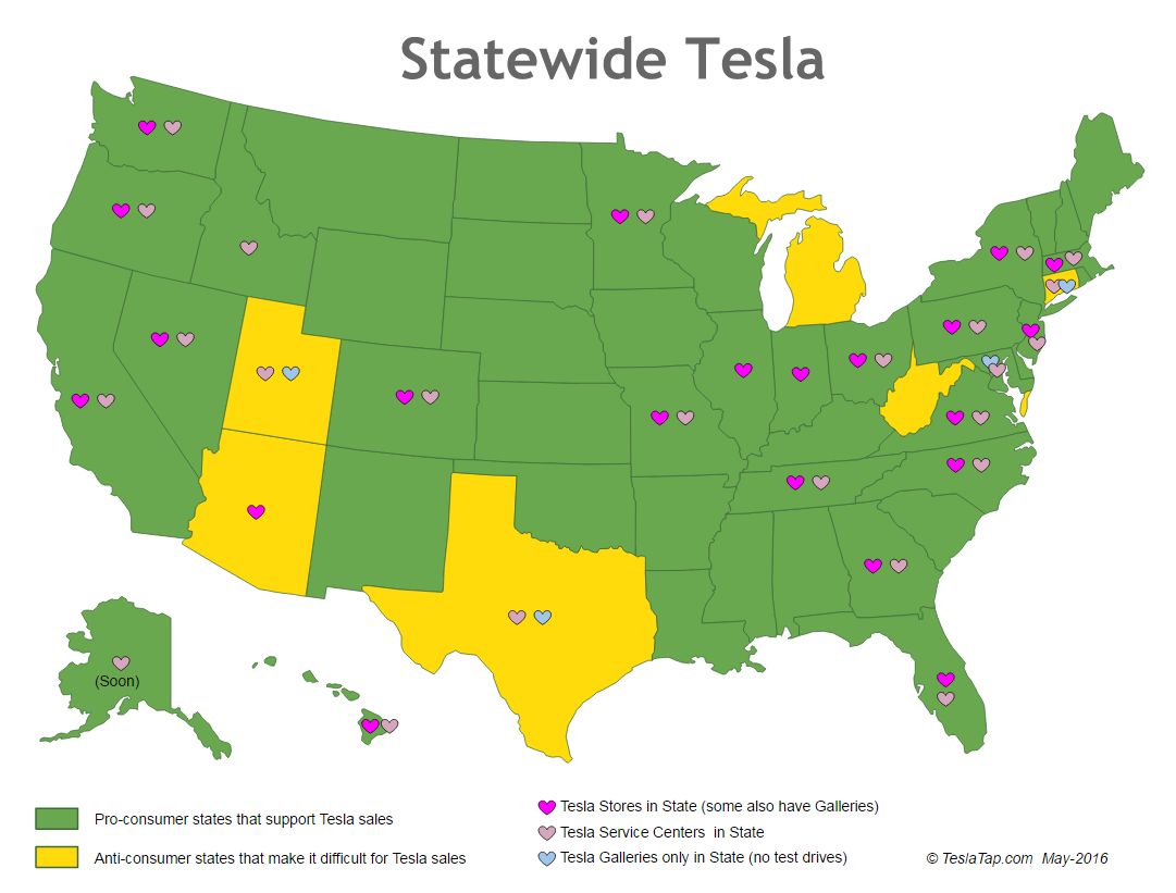 Maps ev benefits tesla stores superchargers teslatap