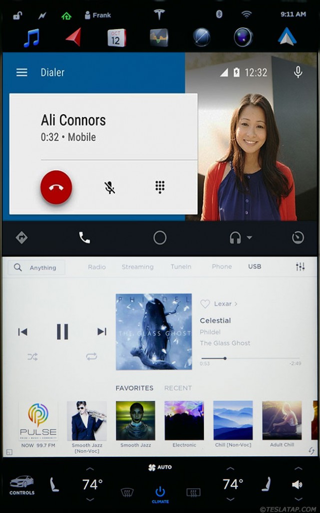 Android Auto on Tesla