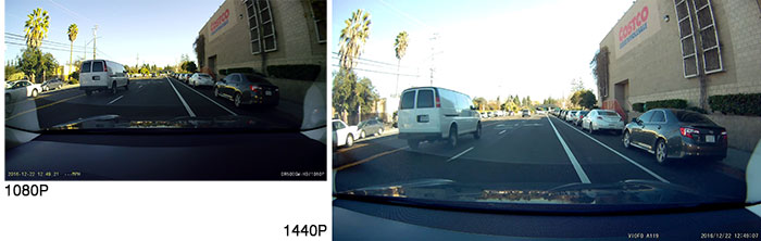 Dashcam Resolution