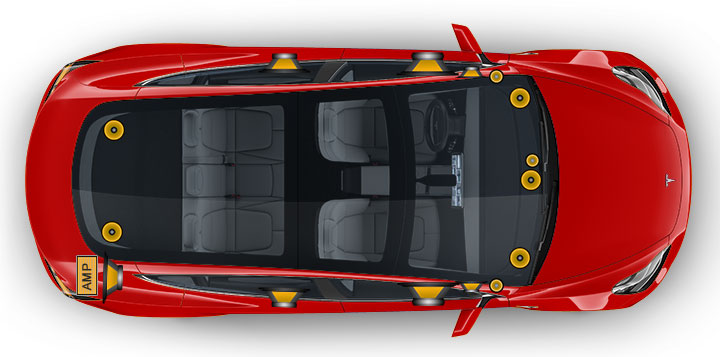 Tesla model 3 sound deals system comparison