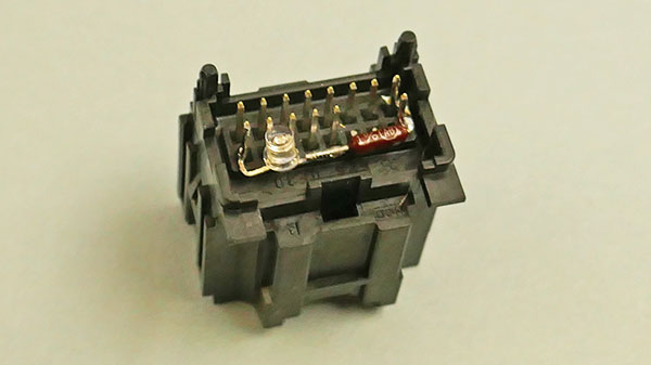 Analog Tuner Connector with LED and resistor