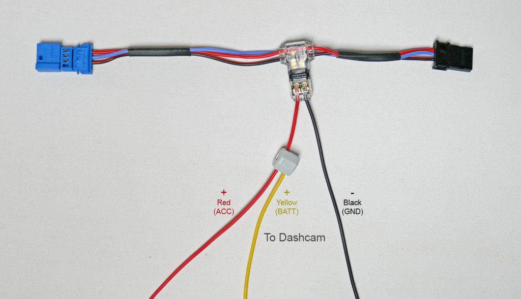 3-Wire Dashcam Cable