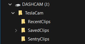 Flash drive folders