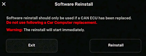 Service Mode – TeslaTap