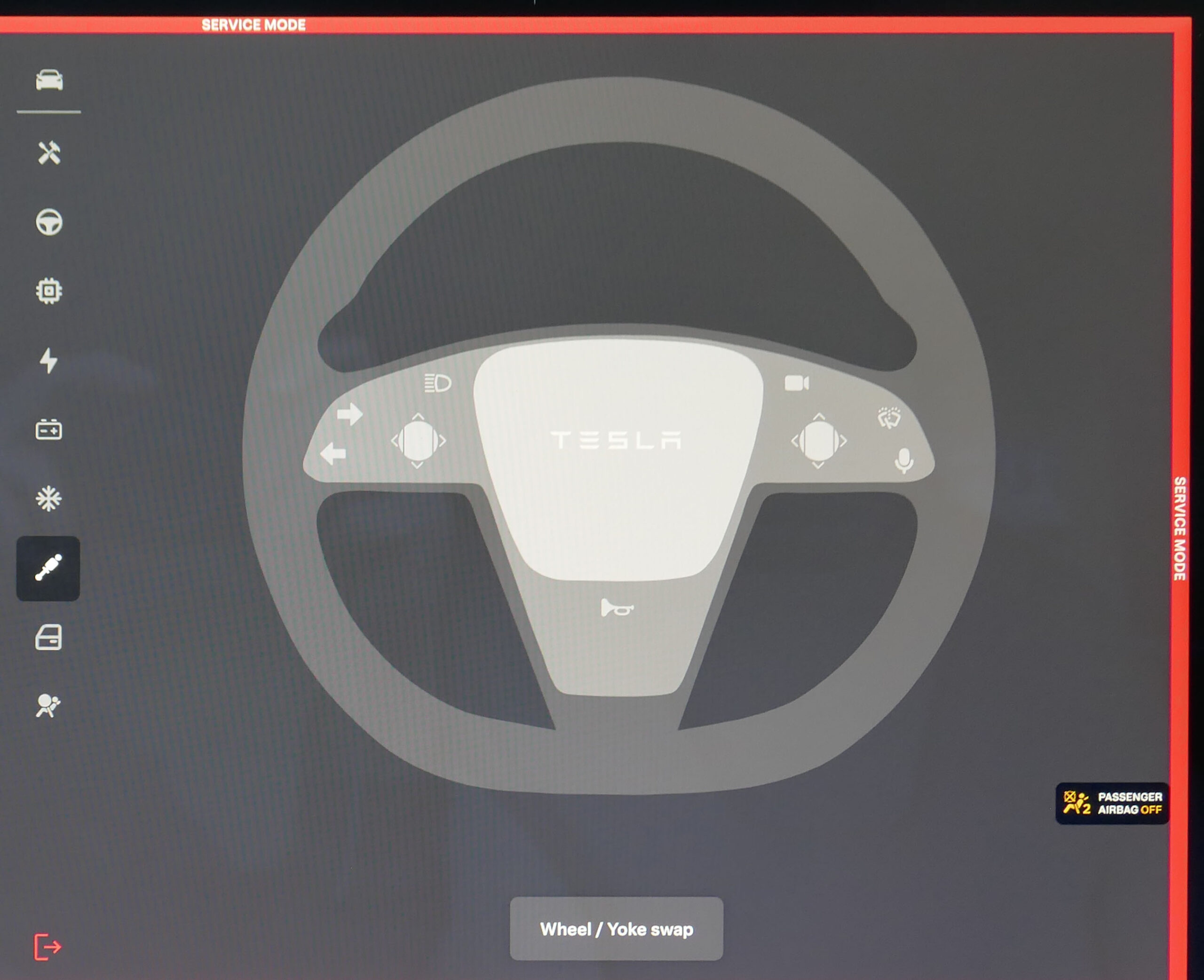 service menu yoke swap